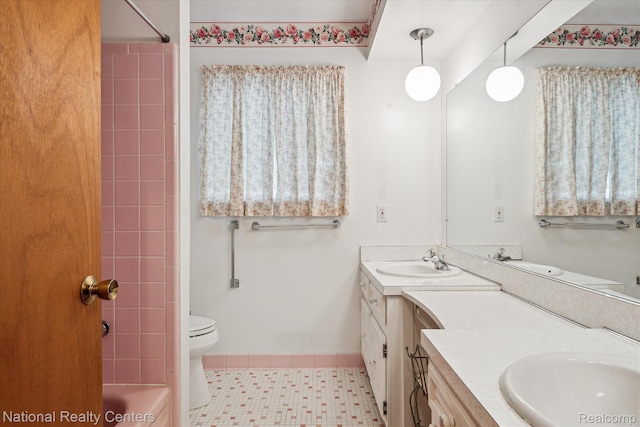 13142 Boca Grande Dr, Sterling Heights, MI 48312 - bathroom with double vanity and shower / bath combination