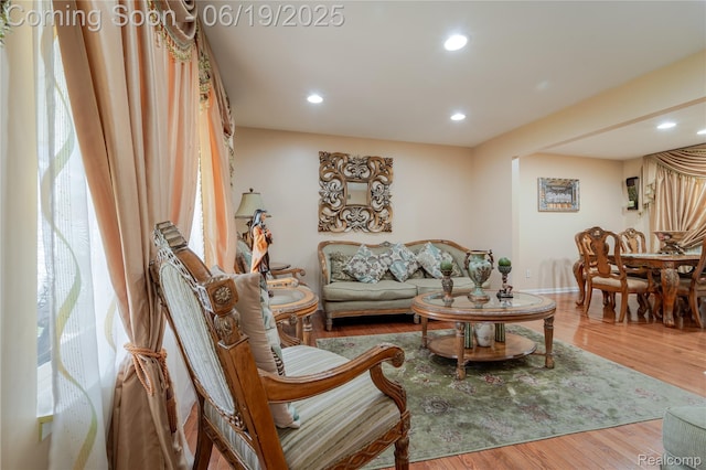 38247 Forsdale Dr, Sterling Heights, MI 48310 - living room featuring recessed lighting and wood finished floors