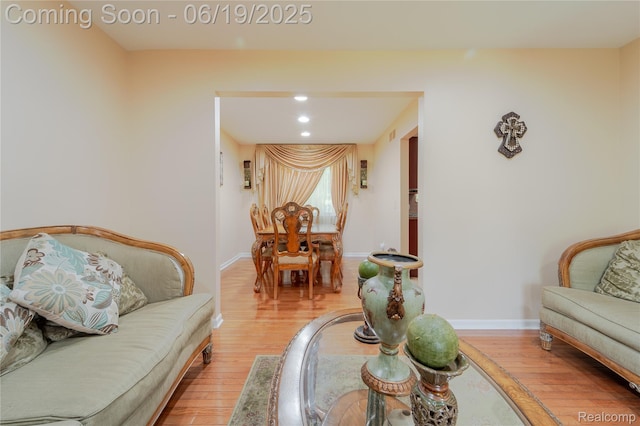 38247 Forsdale Dr, Sterling Heights, MI 48310 - living room with light wood finished floors and recessed lighting