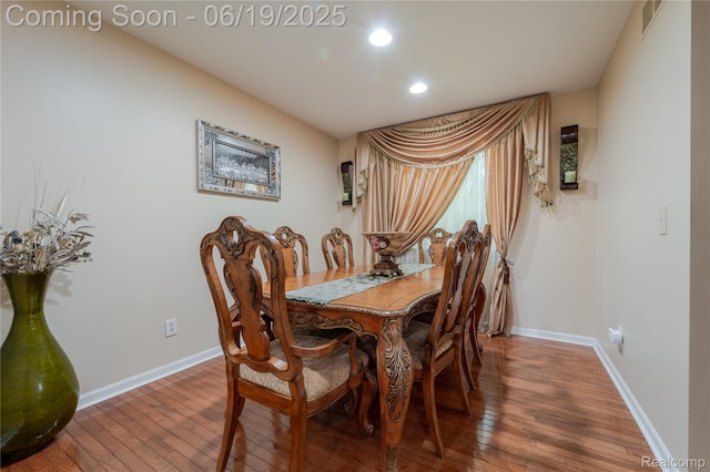 38247 Forsdale Dr, Sterling Heights, MI 48310 - dining room with hardwood / wood-style floors and recessed lighting