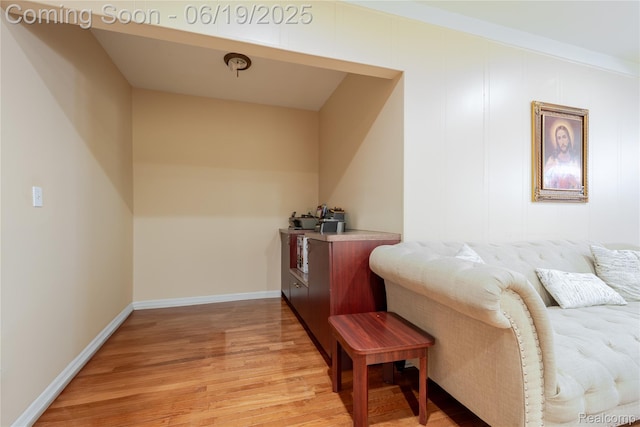 38247 Forsdale Dr, Sterling Heights, MI 48310 - bedroom with light wood-style floors and baseboards