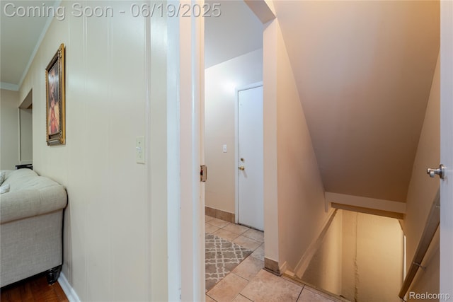 38247 Forsdale Dr, Sterling Heights, MI 48310 - hall with tile patterned floors