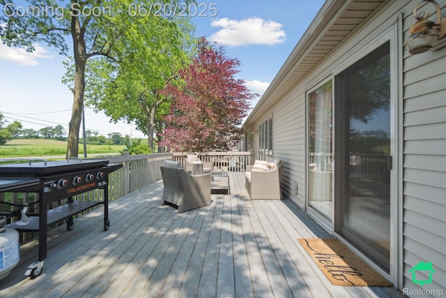 4273 Fairway Ln, Jackson, MI 49201 - deck with outdoor lounge area
