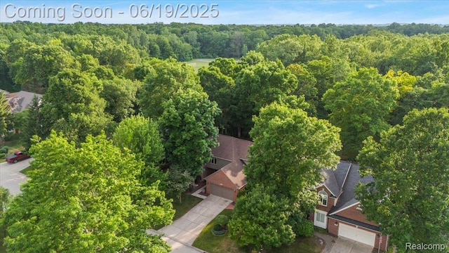 2082 Avon Lake Ln, Rochester Hills, MI 48307 - aerial view of a forest