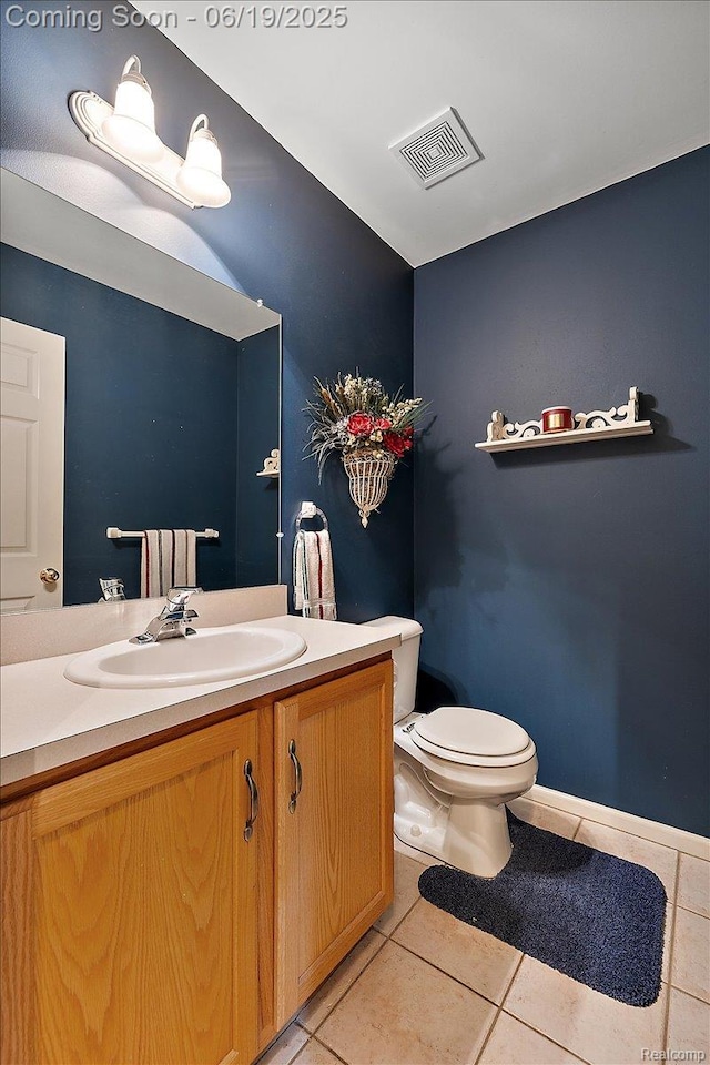 2082 Avon Lake Ln, Rochester Hills, MI 48307 - bathroom with tile patterned floors and vanity