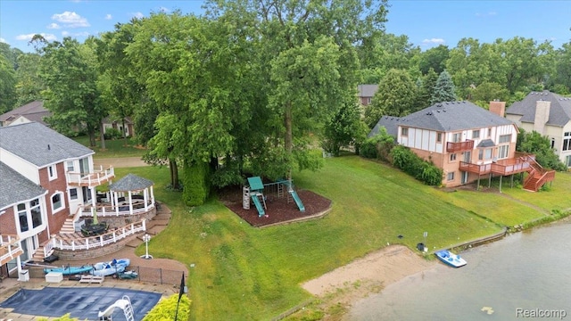 2082 Avon Lake Ln, Rochester Hills, MI 48307 - view of subject property with a nearby body of water