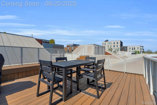 2648 John R St, Detroit, MI 48201 - deck featuring outdoor dining space