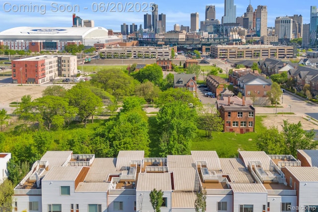 2648 John R St, Detroit, MI 48201 - bird's eye view of skyline