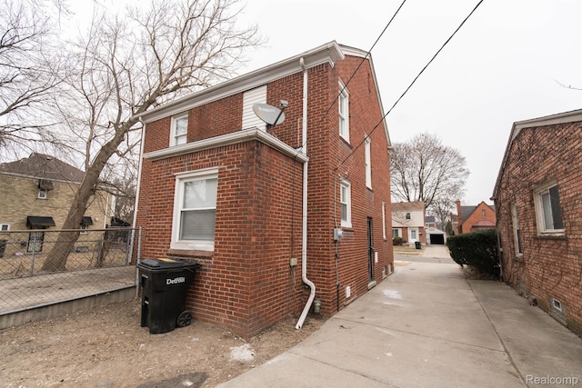 15821 Kentfield St, Detroit, MI 48223 - view of side of property featuring brick siding