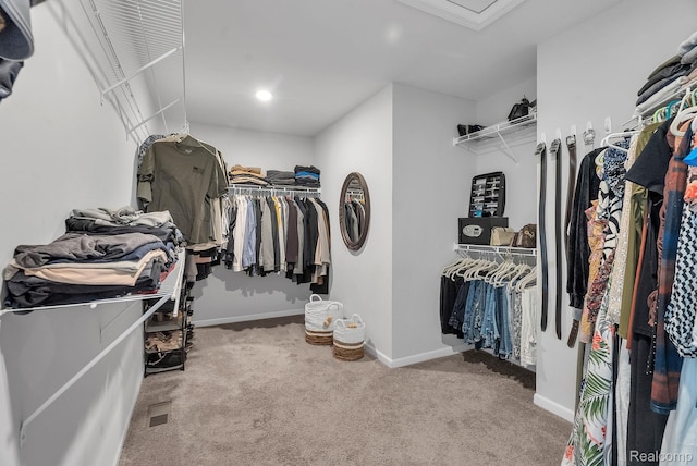 50432 Maywood, Dearborn, MI 48188 - spacious closet featuring attic access and carpet