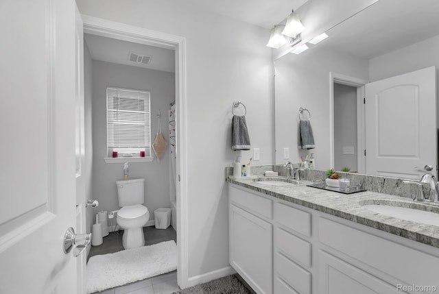 50432 Maywood, Dearborn, MI 48188 - full bath with double vanity and tile patterned flooring