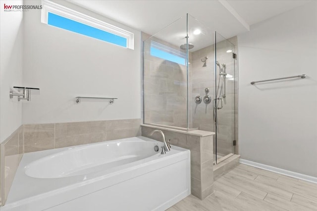 945 Reef Dr, Canton, MI 48187 - full bath with a garden tub and a stall shower