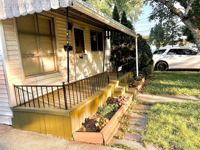 20760 Atlantic Ave, Warren, MI 48091 - view of home's exterior featuring covered porch