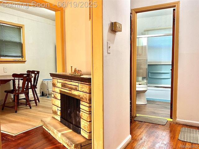 20760 Atlantic Ave, Warren, MI 48091 - hall featuring hardwood / wood-style flooring and baseboards