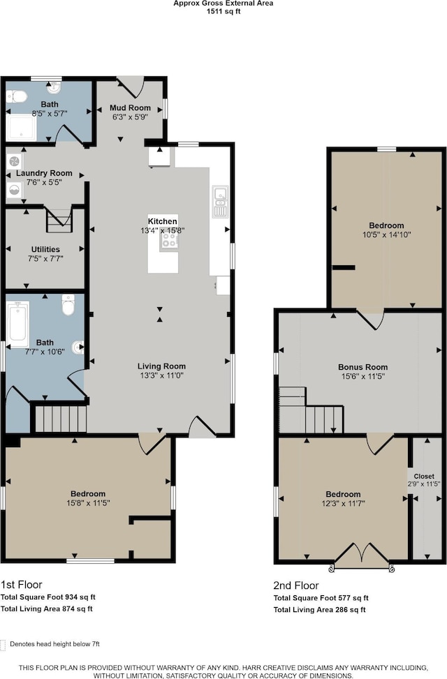 204 Maple St, Durand, MI 48429 - view of property floor plan