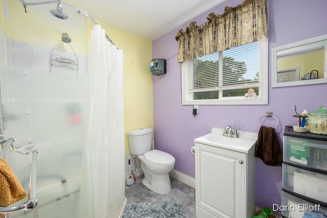 204 Maple St, Durand, MI 48429 - bathroom with a shower with shower curtain and vanity