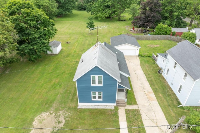204 Maple St, Durand, MI 48429 - aerial view of property and surrounding area
