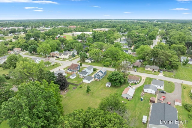 204 Maple St, Durand, MI 48429 - aerial view of property and surrounding area featuring nearby suburban area