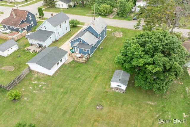 204 Maple St, Durand, MI 48429 - aerial view of residential area