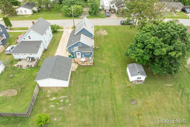 204 Maple St, Durand, MI 48429 - aerial perspective of suburban area