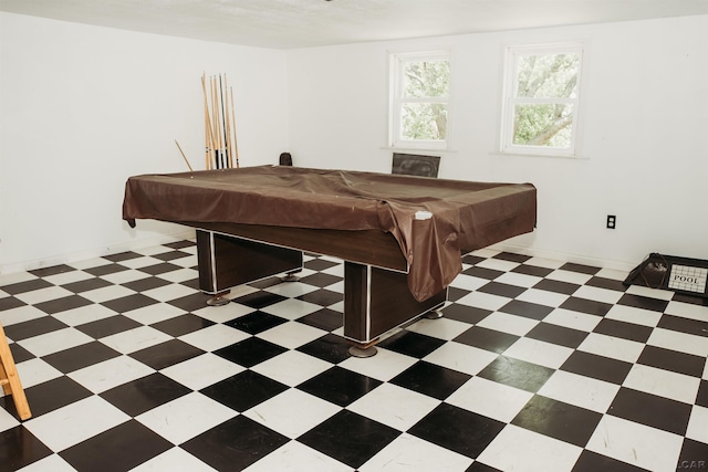 8667 Thompson Hwy, Blissfield, MI 49228 - game room with light floors and billiards table