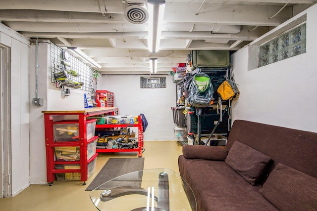 1515 E Stadium Blvd, Ann Arbor, MI 48104 - below grade area featuring a workshop area