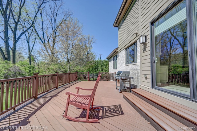 3225 Legacy Ct, West Bloomfield, MI 48323 - deck with a grill