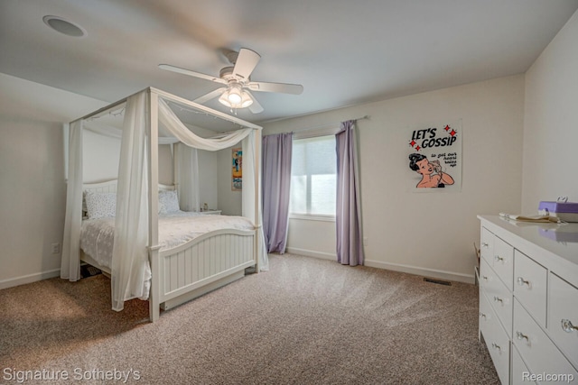 3225 Legacy Ct, West Bloomfield, MI 48323 - bedroom with carpet and a ceiling fan