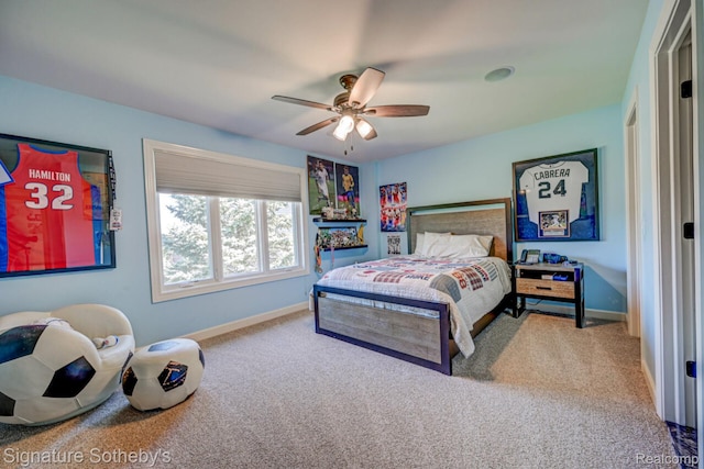 3225 Legacy Ct, West Bloomfield, MI 48323 - bedroom featuring carpet flooring and ceiling fan