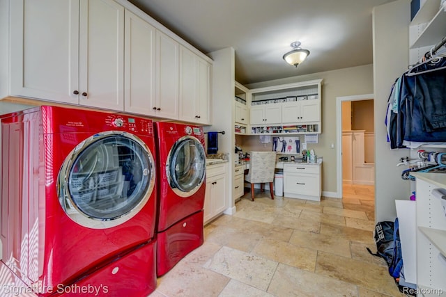 3225 Legacy Ct, West Bloomfield, MI 48323 - washroom with washer and dryer and stone tile flooring