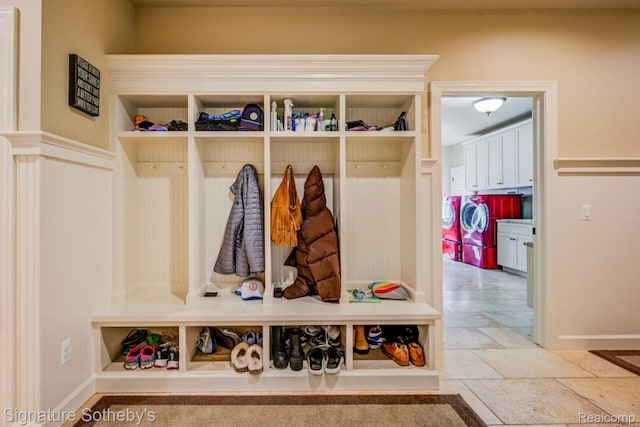 3225 Legacy Ct, West Bloomfield, MI 48323 - mudroom with stone tile flooring and baseboards