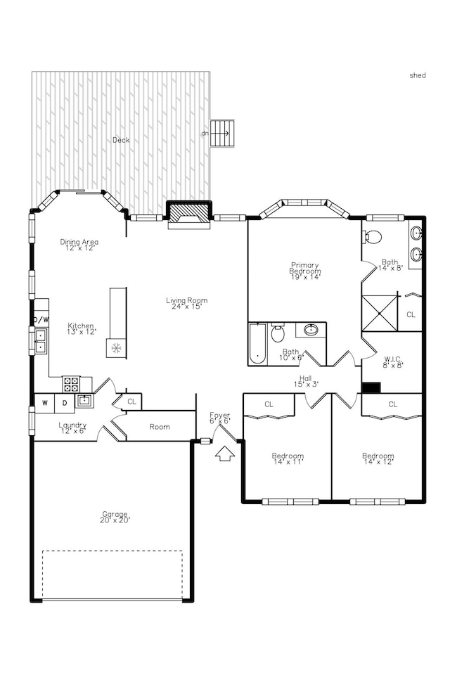 4351 Knollcrest Dr, Ann Arbor, MI 48108 - view of floor plan / room layout