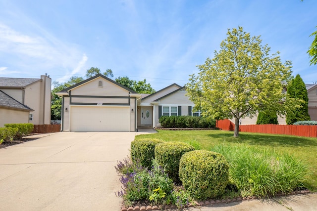 4351 Knollcrest Dr, Ann Arbor, MI 48108 - single story home featuring concrete driveway and a garage