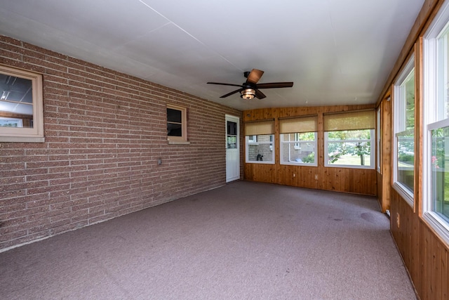 2729 Horton Ct, Niles, MI 49120 - unfurnished sunroom with ceiling fan