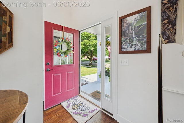 1920 Rowland Ave, Royal Oak, MI 48067 - entryway with healthy amount of natural light and wood finished floors