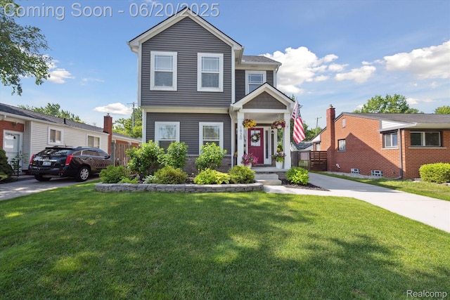 1920 Rowland Ave, Royal Oak, MI 48067 - view of front of home featuring a front yard