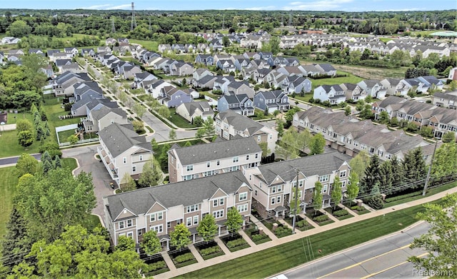 478 N Wixom Rd, Wixom, MI 48393 - aerial view of property and surrounding area featuring nearby suburban area