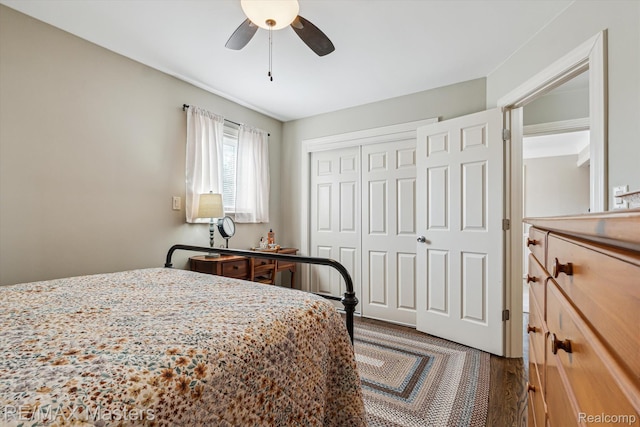 1972 Theodore St, Trenton, MI 48183 - bedroom featuring a closet and a ceiling fan