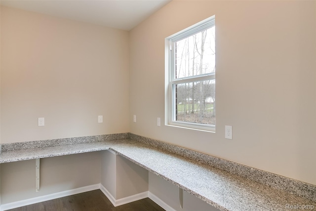 6227 Marsh, Ypsilanti, MI 48197 - interior space with dark wood-style flooring