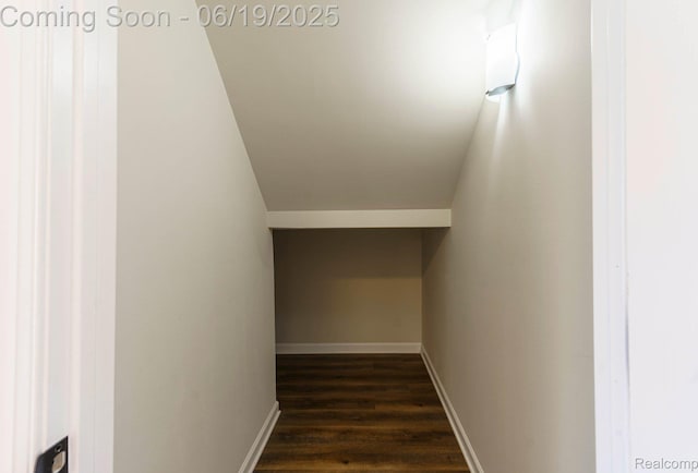 23013 Helen, Southfield, MI 48033 - stairs with wood finished floors and vaulted ceiling