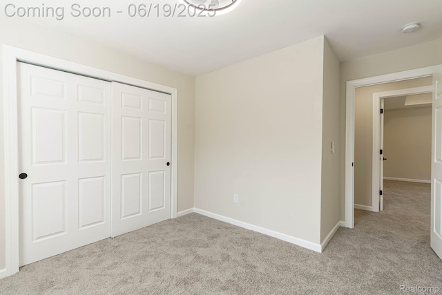 23013 Helen, Southfield, MI 48033 - unfurnished bedroom featuring carpet floors and a closet