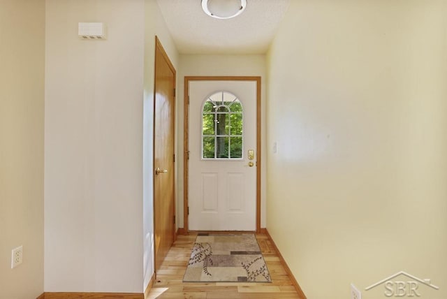 878 S Crooked Tree Ln, Midland, MI 48640 - entryway featuring light wood finished floors and baseboards
