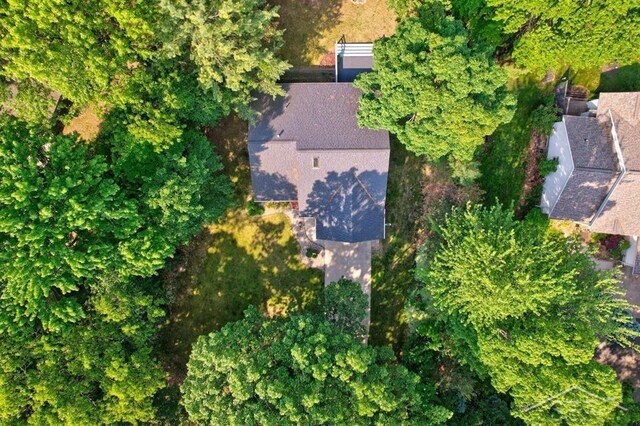 878 S Crooked Tree Ln, Midland, MI 48640 - aerial overview of property's location