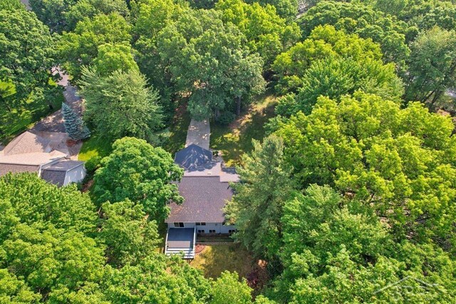 878 S Crooked Tree Ln, Midland, MI 48640 - aerial view