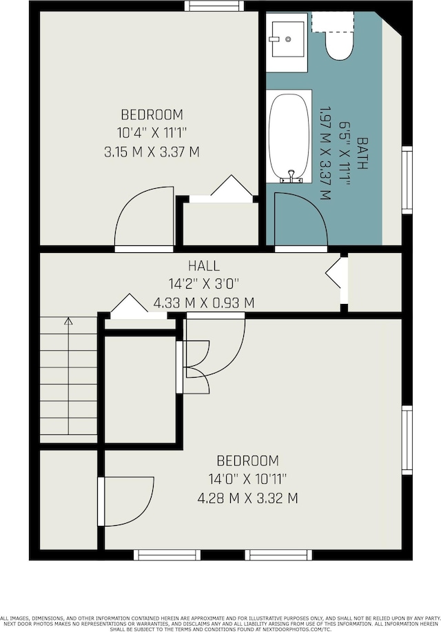 316 Reed Ave, Kalamazoo, MI 49001 - view of property floor plan