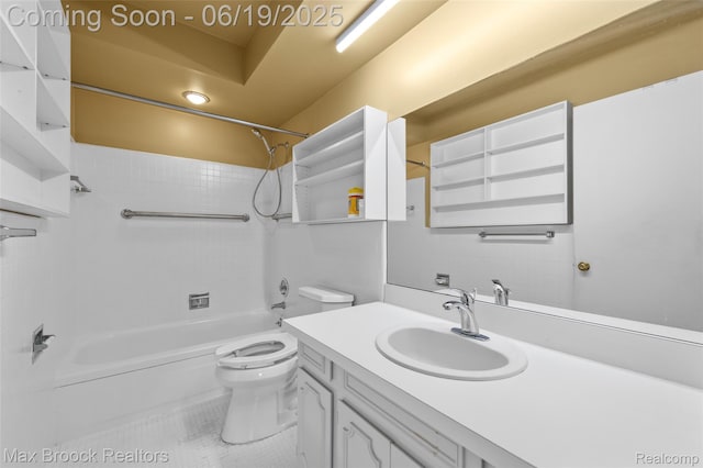 1111 N Old Woodward Ave, Birmingham, MI 48009 - bathroom featuring bathing tub / shower combination, vanity, and tile patterned flooring