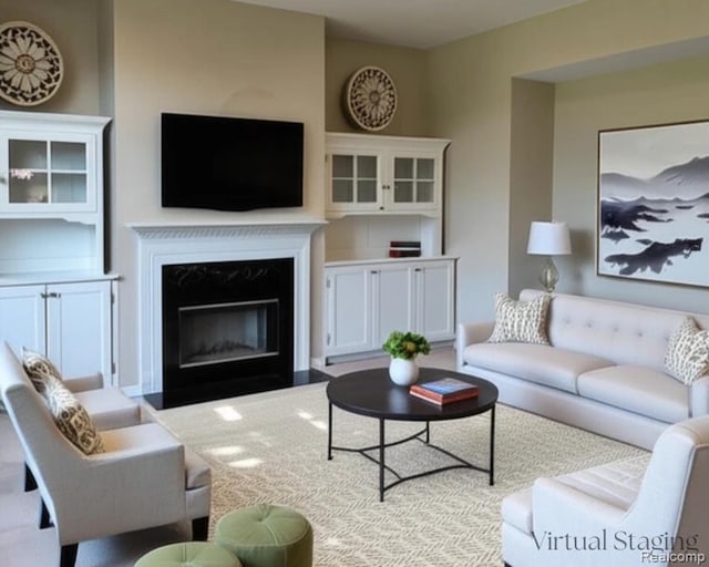 49941 Baychester Blvd, Canton, MI 48187 - living room with a premium fireplace