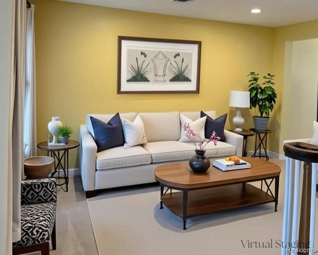 49941 Baychester Blvd, Canton, MI 48187 - living room with baseboards and recessed lighting