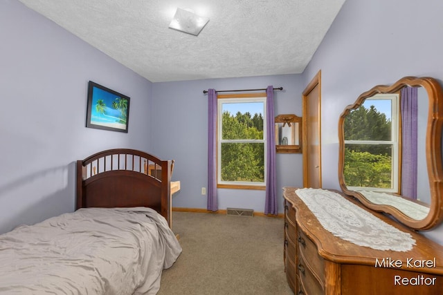 2742 Woodridge Dr, Jenison, MI 49428 - carpeted bedroom featuring a textured ceiling and baseboards