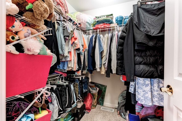6360 Ray Rd, Swartz Creek, MI 48473 - walk in closet featuring carpet floors